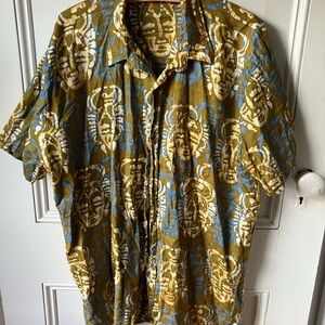 Men’s African/Ethiopian button down shirt